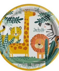 Get Wild Safari Party Paper Plates