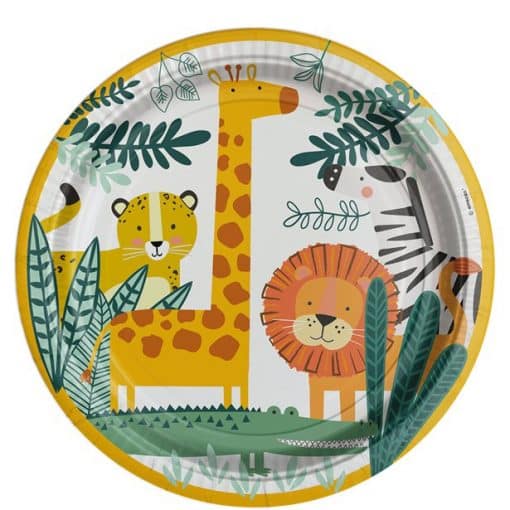 Get Wild Safari Party Paper Plates