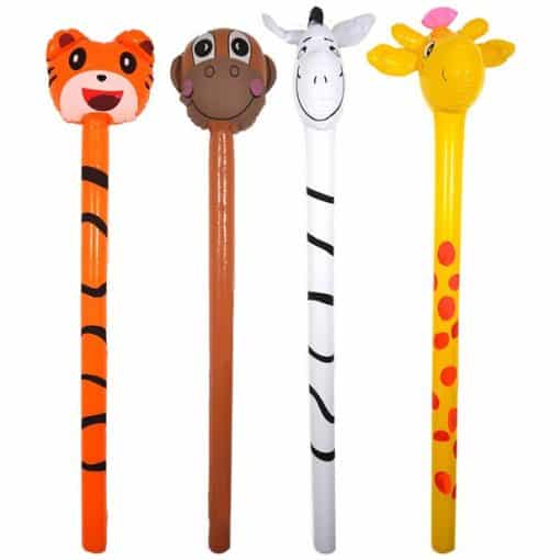 Inflatable Jungle Animal Stick Novelty