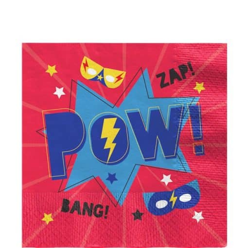 Superhero Party Paper Napkins