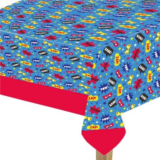 Superhero Party Paper Tablecover -