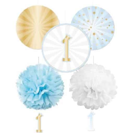 1st Birthday Blue Decorating Kit