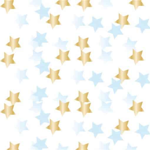 1st Birthday Blue Star Confetti