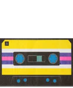 1990's Paper Cassette Tape Themed Napkins