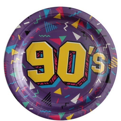 90's Paper Plates