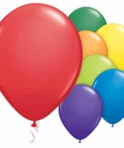 Assorted Carnival Colours Latex Balloons