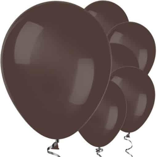 Chocolate Brown Latex Balloons