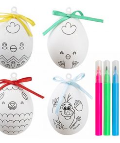 Colour in Your Own Hanging Egg Decs