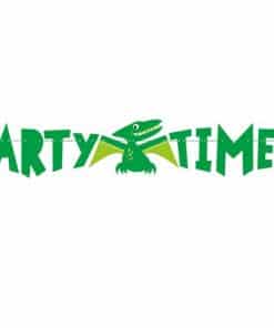 Dinosaur Party Time Banner