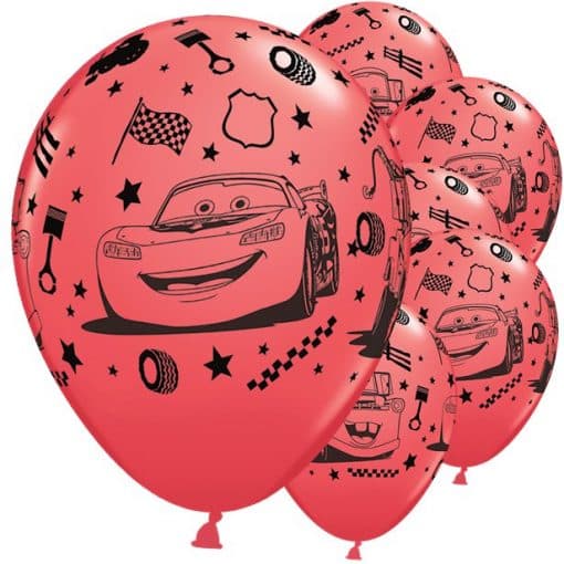 Disney Cars Party Printed Latex Balloons