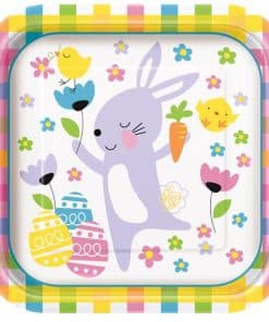 Happy Easter Colourful Paper Plates