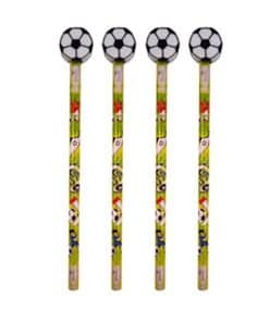 Football Pencil with Eraser