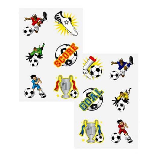 Football Temporary Tattoos Sheet