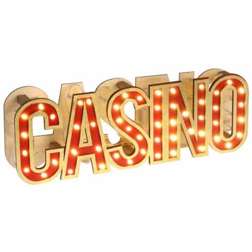 LED MDF Casino Sign