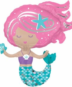 Mermaid Supershape Foil Balloon