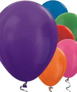 Multi-coloured Metallic Latex Balloons