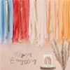 Pastel Rainbow Ceiling Steamer Decoration