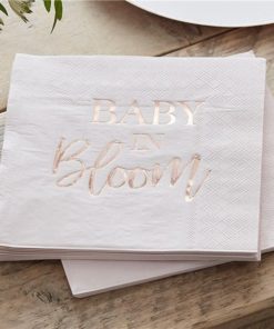 Baby In Bloom Floral Paper Napkins