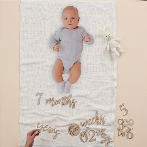 Baby In Bloom Milestone Blanket