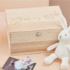 Baby In Bloom Wooden Keepsake Memory Box