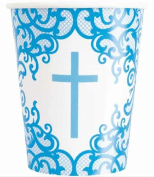 Blue Cross Paper Cups