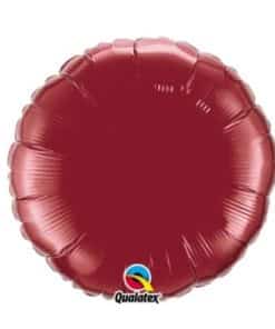 Burgundy Round Shaped Balloon