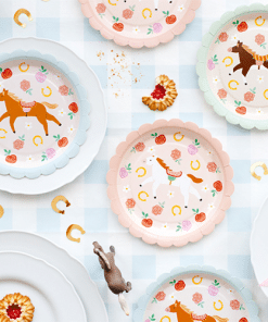 Horse Themed Paper Plate