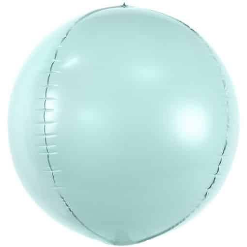 Mint Green Spherical Foil Balloon