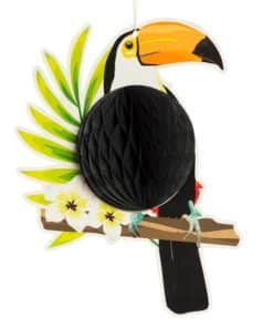 Toucan Honeycomb Hanging Decoration