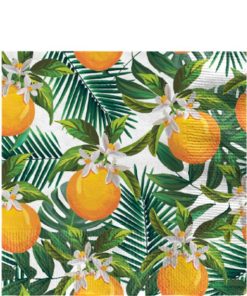 Tropical Fiesta Orange Napkins