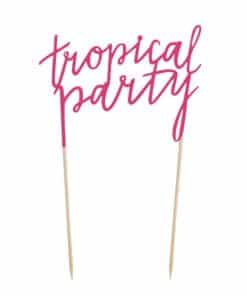 Tropical Party Cake Topper