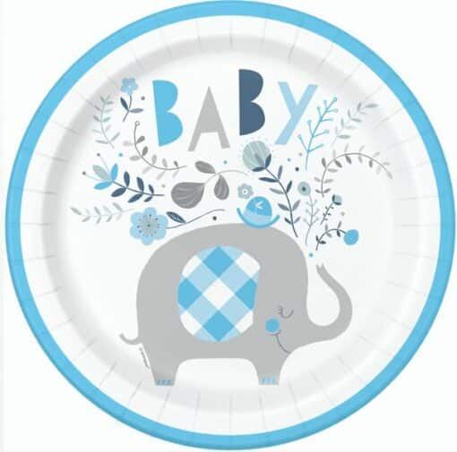 Baby Blue Elephant 1st Birthday Party