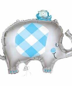 Baby Blue Elephant Shaped Balloon