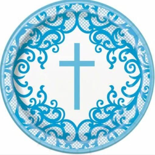 Blue Cross Religious Party Decorations, Communion, Christening & Baptism