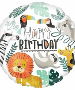 Get Wild Safari Birthday Foil Balloon