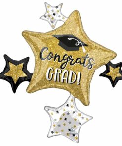 Congrats Grad Sparkle Cluster Balloon