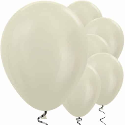 Ivory Satin Latex Balloons