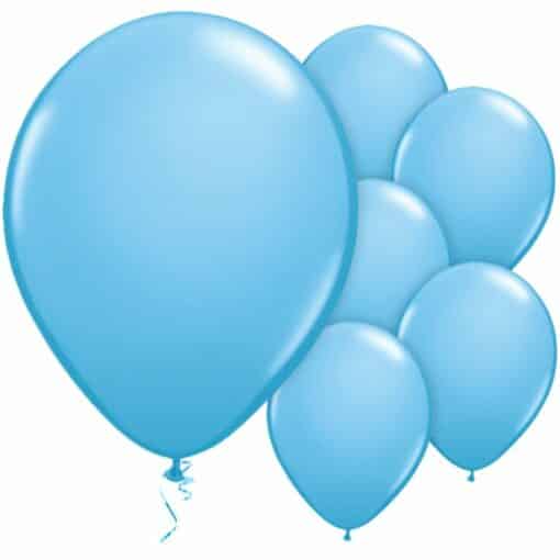 Pale Blue Latex Balloons