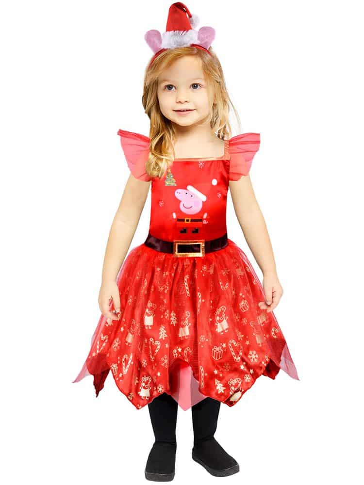 Peppa Pig Christmas Dress Toddler & Child Dressing Up Costume