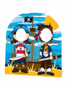 Pirate Friends Stand In Photo Prop