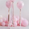 Rose Gold & Pink Streamer Balloon Tails