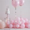 Rose Gold Happy Birthday Balloon Tails