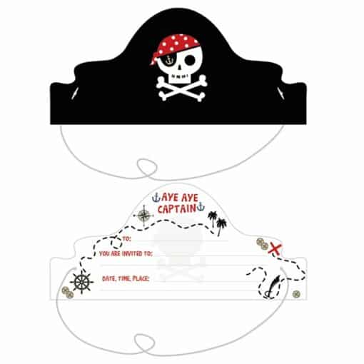 Treasure Island Pirate Invitations