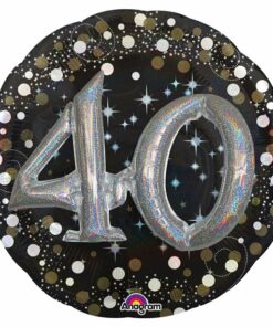 40th Birthday Sparkling Celebration 3D Balloon