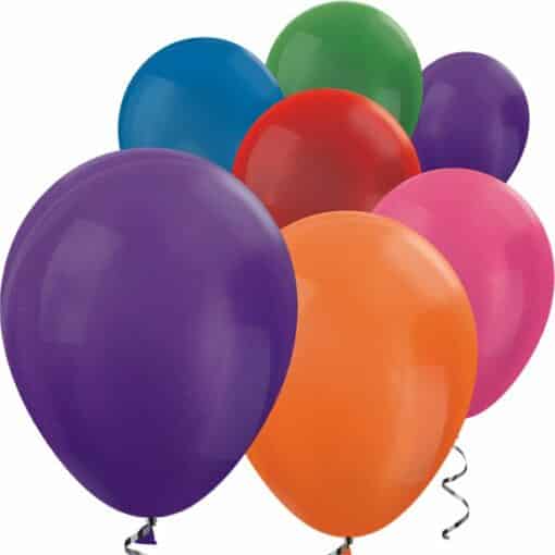 Assorted Metallic Mini Latex Balloons