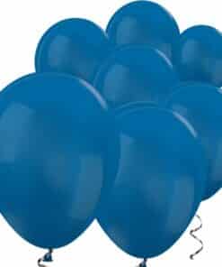 Blue Metallic Mini Latex Balloons