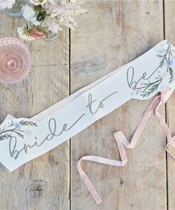 Boho Floral Bride to Be Sash