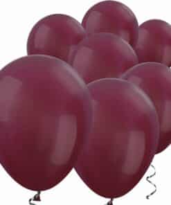 Burgundy Mini Latex Balloons