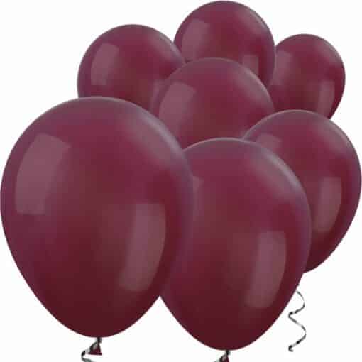 Burgundy Mini Latex Balloons