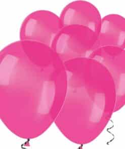 Fuchsia Pink Crystal Latex Balloons